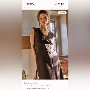 Free People Dark Brown Sleeveless Dress